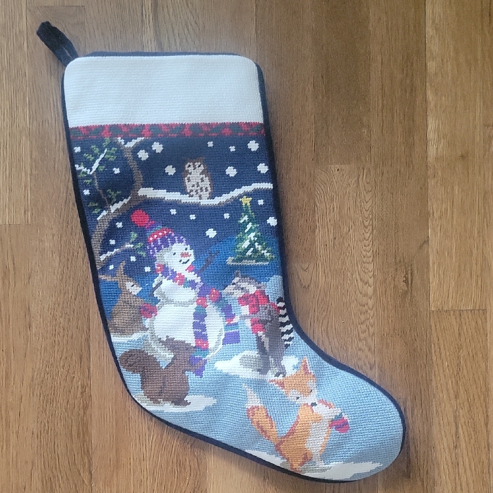 Needlepoint Stocking LANDSEND